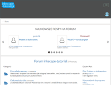 Tablet Screenshot of inkscape-tutorial.pl